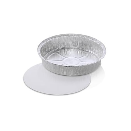 Jiffy Foil 9" Round Combo With Board Lid, PK150 8090COMBO